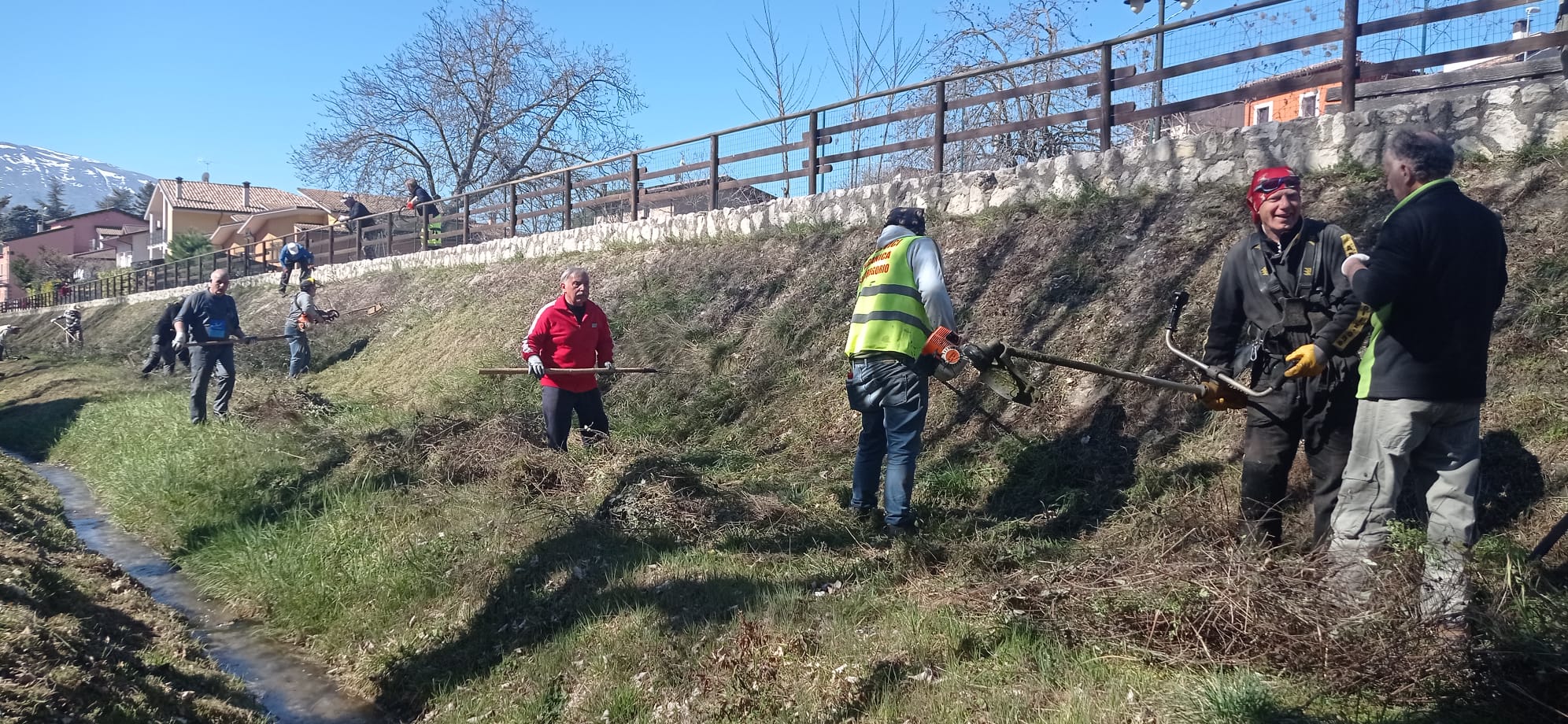 asbuc paganica pulizia raiale