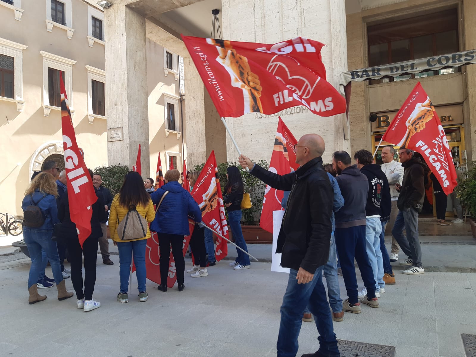 cgil filcams protesta autisti 3