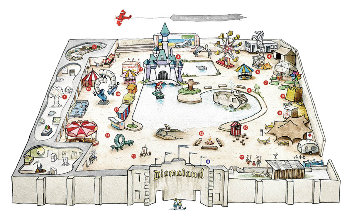 dismaland map