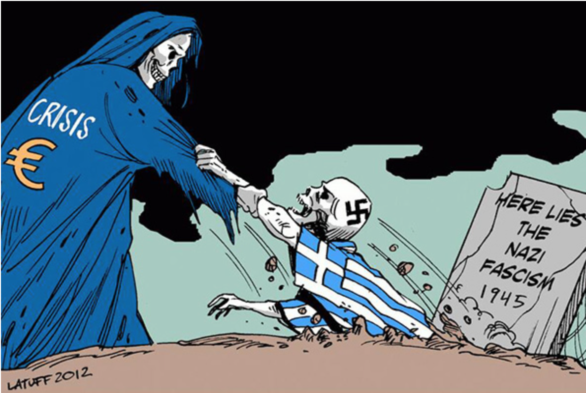 Vignetta Carlos Latuff grecia crisi vignetta latuff