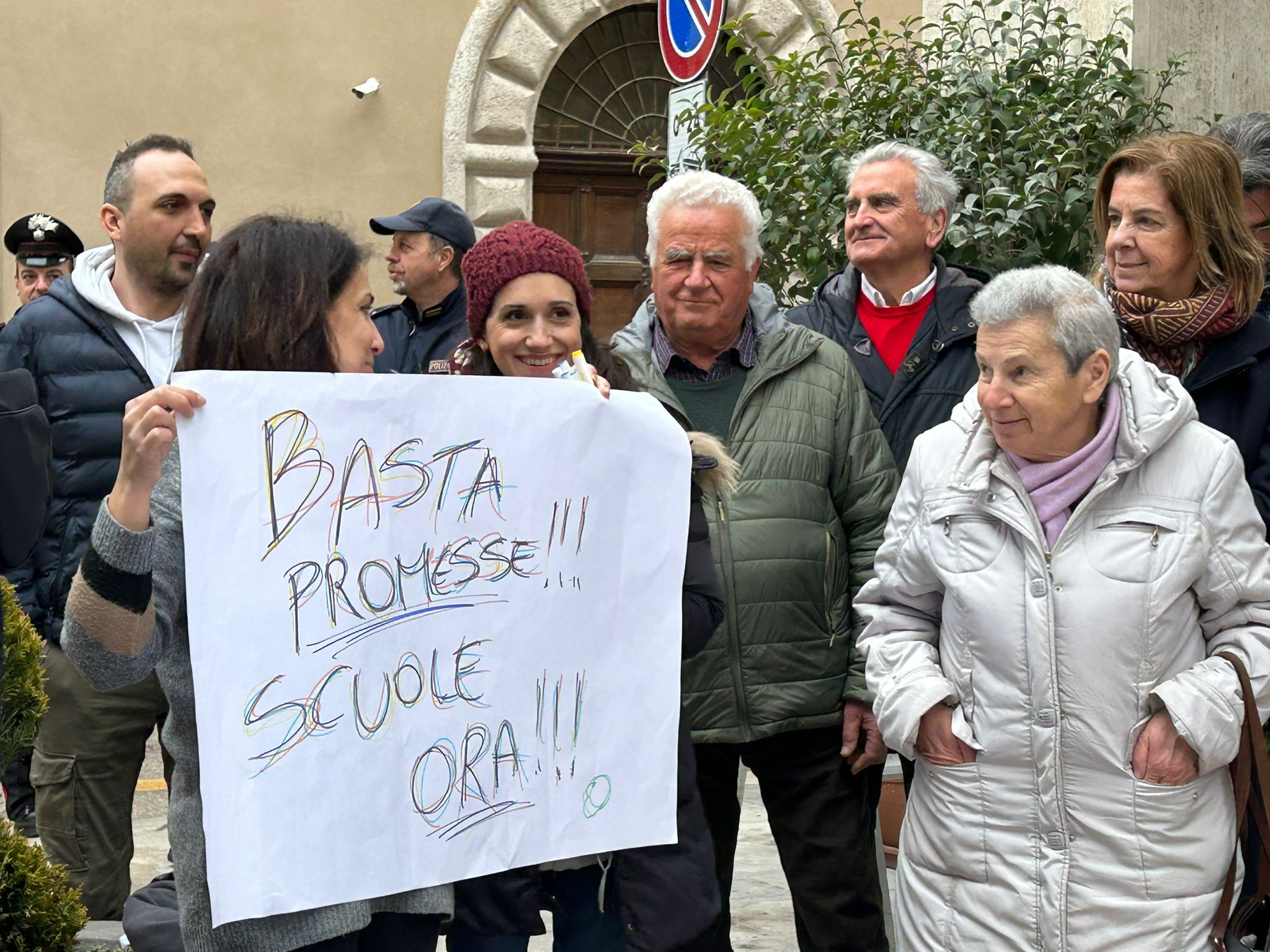 protesta genitori scuola